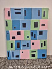 MaxSold Auction: Large Original Modern Oil Painting - Oshawa (Ontario, Canada) SELLER MANAGED Commercial Liquidation Online Auction - Bond Street West