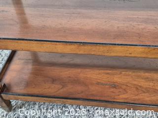 MaxSold Auction: Mid 19th Century Style Mahogany Three Tier Buffet Server - Oshawa (Ontario, Canada) SELLER MANAGED Commercial Liquidation Online Auction - Bond Street West