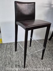 MaxSold Auction: Modern Living Leather Barstool  - Oshawa (Ontario, Canada) SELLER MANAGED Commercial Liquidation Online Auction - Bond Street West