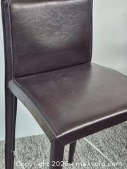 MaxSold Auction: Modern Living Leather Barstool  - Oshawa (Ontario, Canada) SELLER MANAGED Commercial Liquidation Online Auction - Bond Street West