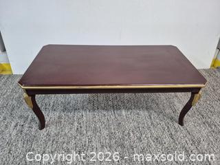 MaxSold Auction: Rectangular Wood Coffee Table - Oshawa (Ontario, Canada) SELLER MANAGED Commercial Liquidation Online Auction - Bond Street West