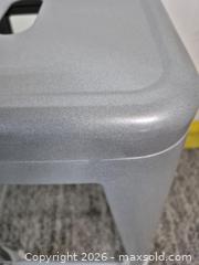 MaxSold Auction: Set of 2 AmerHome Loft Silver Metal Bar Stools. - Oshawa (Ontario, Canada) SELLER MANAGED Commercial Liquidation Online Auction - Bond Street West