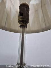 MaxSold Auction: Table Lamp With Crystal and Glass Base - Oshawa (Ontario, Canada) SELLER MANAGED Commercial Liquidation Online Auction - Bond Street West