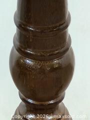 MaxSold Auction: Vintage Mahogany Duncan Phyfe Style Pedestal Side Table - Oshawa (Ontario, Canada) SELLER MANAGED Commercial Liquidation Online Auction - Bond Street West