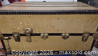 MaxSold Auction: Vintage Steamer or Travel Trunk - Oshawa (Ontario, Canada) SELLER MANAGED Commercial Liquidation Online Auction - Bond Street West