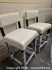 MaxSold Auction: Pair of Mobital Pina Counter Stools - Oshawa (Ontario, Canada) SELLER MANAGED Commercial Liquidation Online Auction - Bond Street West