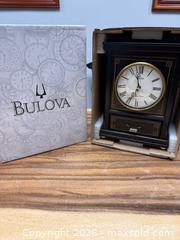 MaxSold Auction: Bulova Standalone Clock Brand New - Richmond Hill (Ontario, Canada) SELLER MANAGED Reseller Online Auction - Newkirk Road (STORAGE)