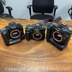 MaxSold Auction: Lot of Canon EOS 30, 40D & 50D Cameras - Richmond Hill (Ontario, Canada) SELLER MANAGED Reseller Online Auction - Newkirk Road (STORAGE)