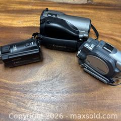MaxSold Auction: Lot of Sony and Canon Camcorders - Richmond Hill (Ontario, Canada) SELLER MANAGED Reseller Online Auction - Newkirk Road (STORAGE)