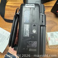 MaxSold Auction: Two Sony Video Camcorders w Carrying Case Lot - Richmond Hill (Ontario, Canada) SELLER MANAGED Reseller Online Auction - Newkirk Road (STORAGE)