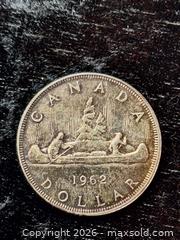 MaxSold Auction: 1962 Canadian Silver Dollar A - Richmond (British Columbia, Canada) SELLER MANAGED Downsizing Online Auction - Hollybank Drive