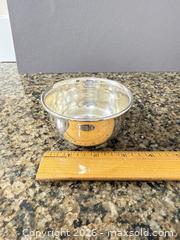 MaxSold Auction: Birks Sterling Silver Round Mayo dish A - Richmond (British Columbia, Canada) SELLER MANAGED Downsizing Online Auction - Hollybank Drive