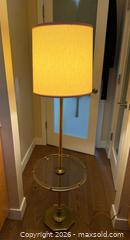 MaxSold Auction: MCM Brass Floor Lamp with Glass Tray Table B - Richmond (British Columbia, Canada) SELLER MANAGED Downsizing Online Auction - Hollybank Drive