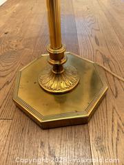 MaxSold Auction: MCM Brass Floor Lamp with Glass Tray Table B - Richmond (British Columbia, Canada) SELLER MANAGED Downsizing Online Auction - Hollybank Drive
