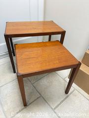 MaxSold Auction: MCM Teak tables B - Richmond (British Columbia, Canada) SELLER MANAGED Downsizing Online Auction - Hollybank Drive