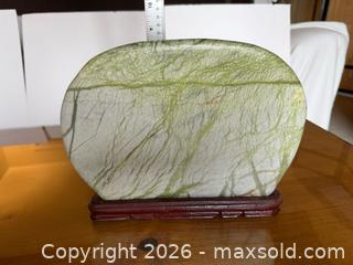 MaxSold Auction: Natural Scenery Stone on Stand #2 A - Richmond (British Columbia, Canada) SELLER MANAGED Downsizing Online Auction - Hollybank Drive