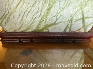 MaxSold Auction: Natural Scenery Stone on Stand #2 A - Richmond (British Columbia, Canada) SELLER MANAGED Downsizing Online Auction - Hollybank Drive