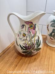 MaxSold Auction: Portmeirion  Jug and Vase A - Richmond (British Columbia, Canada) SELLER MANAGED Downsizing Online Auction - Hollybank Drive