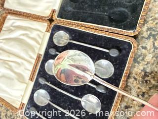 MaxSold Auction: Sterling Silver Coffee Bean Spoons A - Richmond (British Columbia, Canada) SELLER MANAGED Downsizing Online Auction - Hollybank Drive