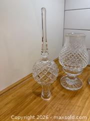 MaxSold Auction: Waterford Crystal Tree Topper and Hurricane Candle Holders A - Richmond (British Columbia, Canada) SELLER MANAGED Downsizing Online Auction - Hollybank Drive