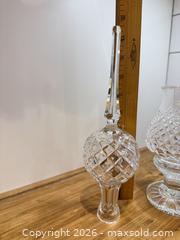 MaxSold Auction: Waterford Crystal Tree Topper and Hurricane Candle Holders A - Richmond (British Columbia, Canada) SELLER MANAGED Downsizing Online Auction - Hollybank Drive