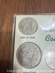 MaxSold Auction: 1968 Canadian coin set couple silver  - Toronto (Ontario, Canada) SELLER MANAGED Downsizing Online Auction - Applefield Drive