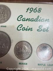 MaxSold Auction: 1968 Canadian coin set couple silver  - Toronto (Ontario, Canada) SELLER MANAGED Downsizing Online Auction - Applefield Drive