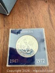 MaxSold Auction: 1972 Bermuda Large Proof Silver Crown-Wedding Ann./Map-Nice Holder - Toronto (Ontario, Canada) SELLER MANAGED Downsizing Online Auction - Applefield Drive