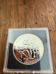 MaxSold Auction: 1990 Canada $1 Commemorative Proof-Coin Kelsey's Exploration in RCM Holder - Toronto (Ontario, Canada) SELLER MANAGED Downsizing Online Auction - Applefield Drive