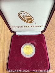 MaxSold Auction: 2018 $10 American Liberty One-Tenth Ounce Pure Gold Proof Coin  - Toronto (Ontario, Canada) SELLER MANAGED Downsizing Online Auction - Applefield Drive