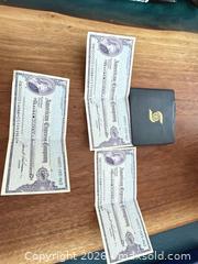 MaxSold Auction: Lot of 3 $50 US American Express Company Travellers Cheque/Check  - Toronto (Ontario, Canada) SELLER MANAGED Downsizing Online Auction - Applefield Drive