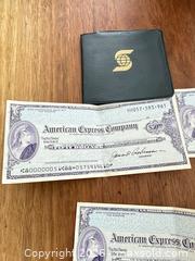 MaxSold Auction: Lot of 3 $50 US American Express Company Travellers Cheque/Check  - Toronto (Ontario, Canada) SELLER MANAGED Downsizing Online Auction - Applefield Drive