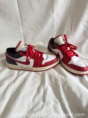 MaxSold Auction: Nike Air Jordan 1 Low Retro Shoes White Black Gym Red DC0774-160 WOMEN SIZE 10 - Toronto (Ontario, Canada) SELLER MANAGED Downsizing Online Auction - Applefield Drive