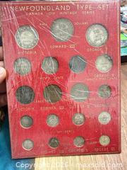 MaxSold Auction: Rare Newfoundland type set Canada low montage series silver and copper coins  - Toronto (Ontario, Canada) SELLER MANAGED Downsizing Online Auction - Applefield Drive
