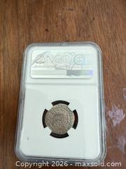 MaxSold Auction: spanish colonial  real El Cazador Shipwreck Coin NGC Graded  - Toronto (Ontario, Canada) SELLER MANAGED Downsizing Online Auction - Applefield Drive