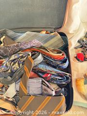 MaxSold Auction: Suitcase full of vintage ties  - Toronto (Ontario, Canada) SELLER MANAGED Downsizing Online Auction - Applefield Drive