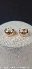 MaxSold Auction: 14K Gold Huggie Earrings - Toronto (Ontario, Canada) PARTNER MANAGED Downsizing Online Auction - Cavotti