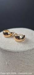 MaxSold Auction: 14K Gold Huggie Earrings - Toronto (Ontario, Canada) PARTNER MANAGED Downsizing Online Auction - Cavotti