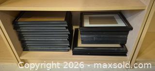 MaxSold Auction: Large Lot of Black Picture Frames with Gold Trim, Approx 8x10 Openings (Lot) - Toronto (Ontario, Canada) PARTNER MANAGED Downsizing Online Auction - Cavotti Crescent