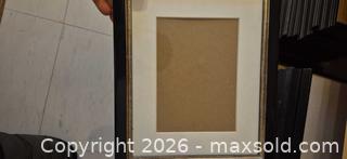 MaxSold Auction: Large Lot of Black Picture Frames with Gold Trim, Approx 8x10 Openings (Lot) - Toronto (Ontario, Canada) PARTNER MANAGED Downsizing Online Auction - Cavotti Crescent