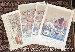 MaxSold Auction: 4 ORIGINAL TORONTO SESQUICENTENNIAL POSTERS - Toronto (Ontario, Canada) PARTNER MANAGED Estate Sale Online Auction - Clarendon Avenue