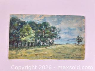 MaxSold Auction: ANTIQUE WATERCOLOUR SCARBOROUGH BLUFF BY LAKE ONTARIO" c.1900 - Toronto (Ontario, Canada) PARTNER MANAGED Estate Sale Online Auction - Clarendon Avenue