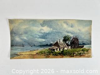 MaxSold Auction: ANTIQUE WATERCOLOUR TORONTO & BAY & ISLAND FROM FAIR GROUNDS 1905 - Toronto (Ontario, Canada) PARTNER MANAGED Estate Sale Online Auction - Clarendon Avenue