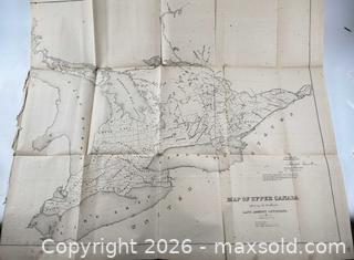 MaxSold Auction: ATLAS WITH LARGE FOLDING MAPS OF CANADA, 1857 EARLY ORIGINAL - Toronto (Ontario, Canada) PARTNER MANAGED Estate Sale Online Auction - Clarendon Avenue