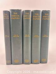 MaxSold Auction: FIRST EDITION OF THE SIMCOE PAPERS 1923-1931 - Toronto (Ontario, Canada) PARTNER MANAGED Estate Sale Online Auction - Clarendon Avenue