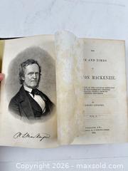 MaxSold Auction: MACKENZIE REBELLION 5 VOUMES SOLD TOGETHER  - Toronto (Ontario, Canada) PARTNER MANAGED Estate Sale Online Auction - Clarendon Avenue