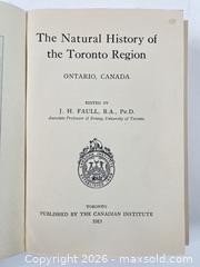 MaxSold Auction: NATURAL HISTORY OF TORONTO REGION. FIRST EDITION  - Toronto (Ontario, Canada) PARTNER MANAGED Estate Sale Online Auction - Clarendon Avenue
