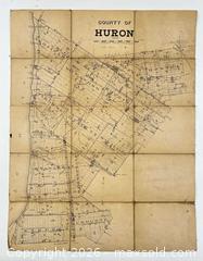 MaxSold Auction: RARE EARLY 19th CENTURY ANTIQUE MAP OF COUNTY OF HURON - Toronto (Ontario, Canada) PARTNER MANAGED Estate Sale Online Auction - Clarendon Avenue