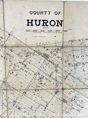 MaxSold Auction: RARE EARLY 19th CENTURY ANTIQUE MAP OF COUNTY OF HURON - Toronto (Ontario, Canada) PARTNER MANAGED Estate Sale Online Auction - Clarendon Avenue