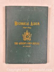 MaxSold Auction: REGIMENTAL HISTORY QUEENS RIFLES & QUEENS RANGERS 3 VOLUMES SOLD TOGETHER - Toronto (Ontario, Canada) PARTNER MANAGED Estate Sale Online Auction - Clarendon Avenue